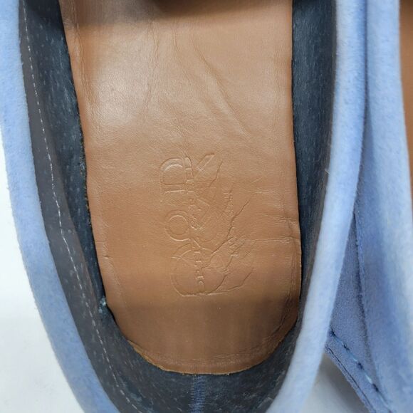 Ortiz & Reed Loafers Blue Suede Mens Size 13 Eur 46 - Picture 7 of 11